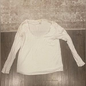 White long sleeved top